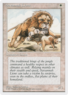 Savannah Lions [Fourth Edition]-1