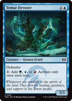 Temur Devotee [Tarkir: Dragonstorm]-1