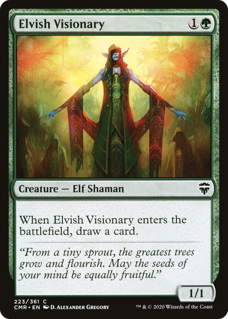 Elvish Visionary [Commander Legends]-1