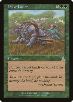 Plow Under [Urza's Destiny]-1