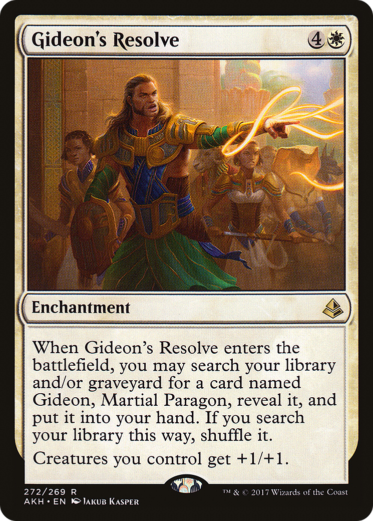 Gideon's Resolve [Amonkhet]-1