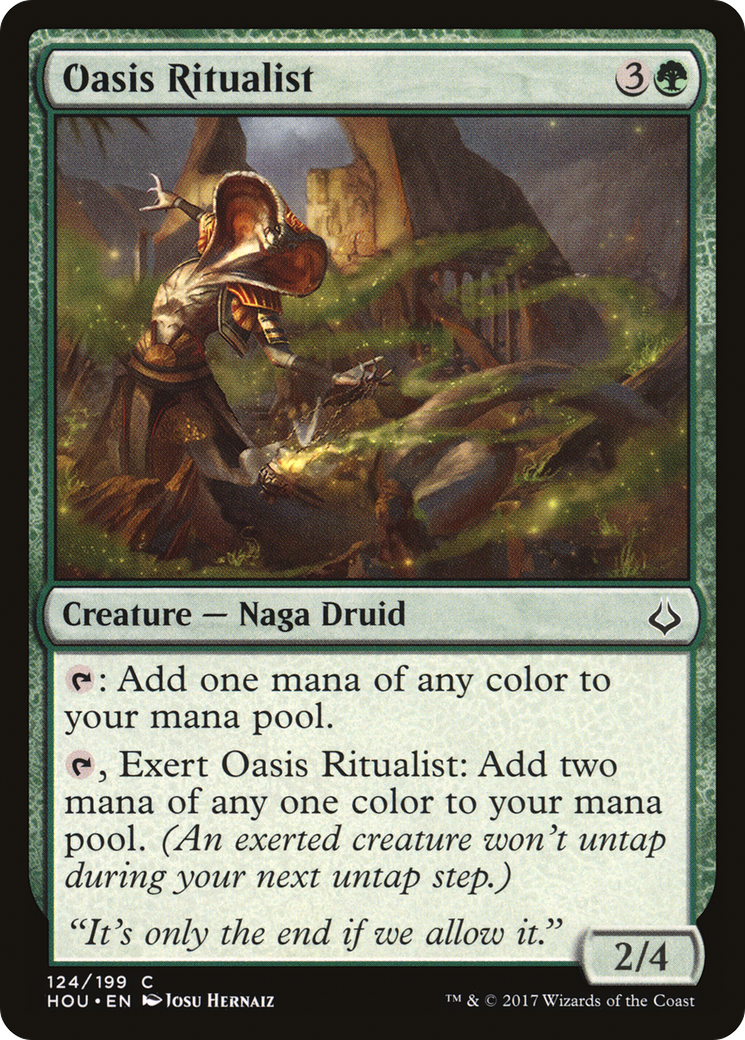 Oasis Ritualist [Hour of Devastation]-1