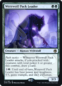 Werewolf Pack Leader (AFR&-211) - Adventures in the Forgotten Realms Promos Foil-1