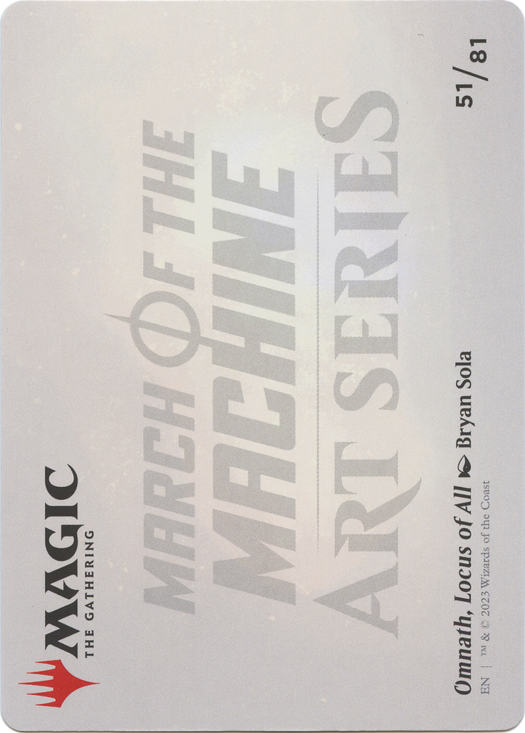 Omnath, Locus of All // Omnath, Locus of All (AMOM-051) - March of the Machine Art Series (Borderless)-2