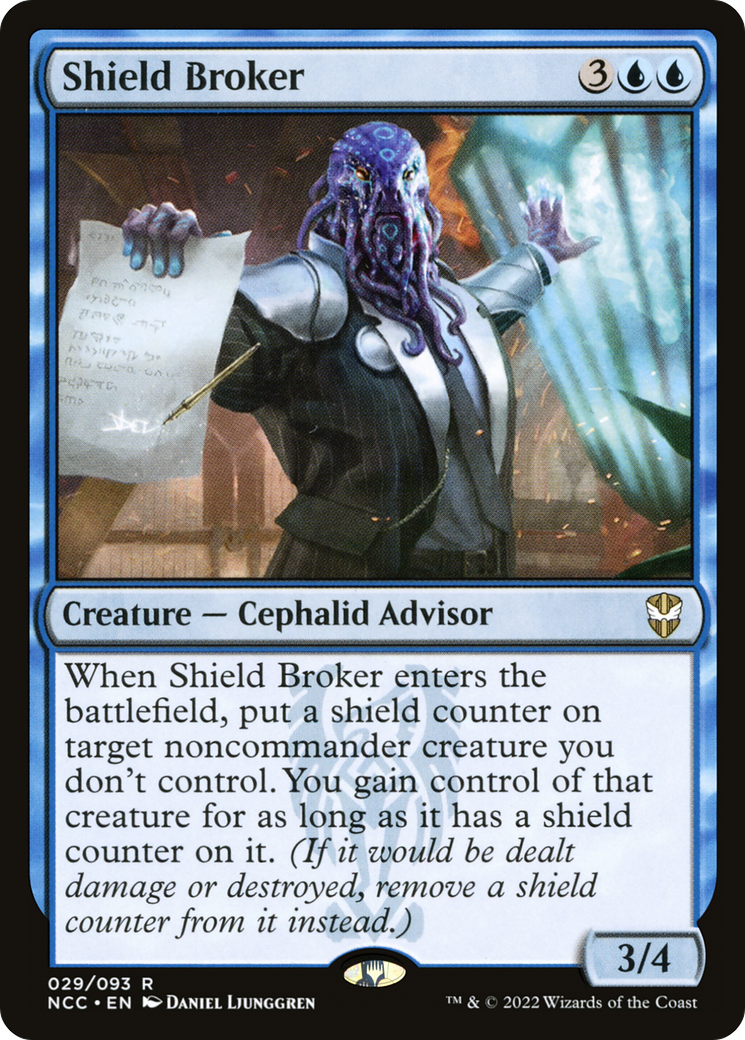 Shield Broker [Streets of New Capenna Commander]-1