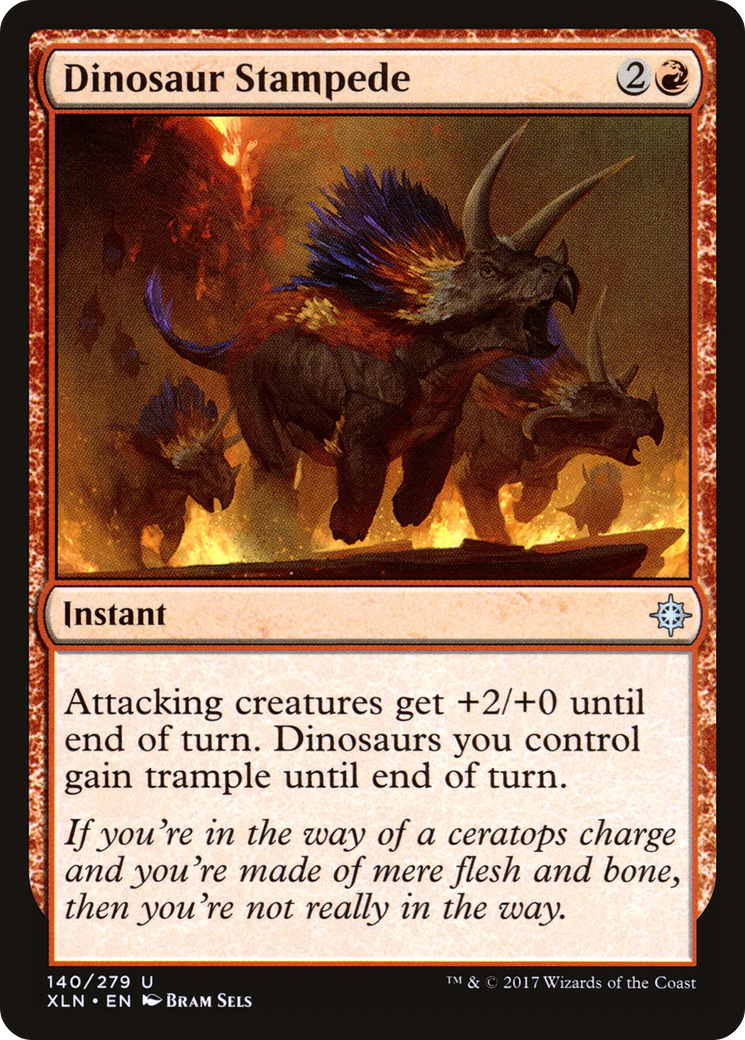Dinosaur Stampede [Ixalan]-1