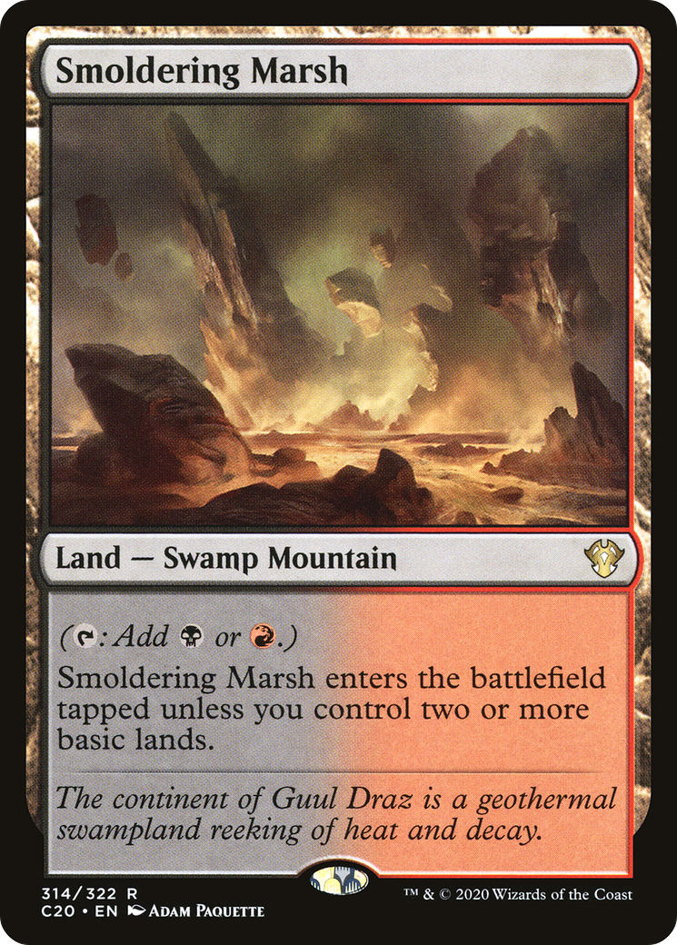 Smoldering Marsh [Commander 2020]-1