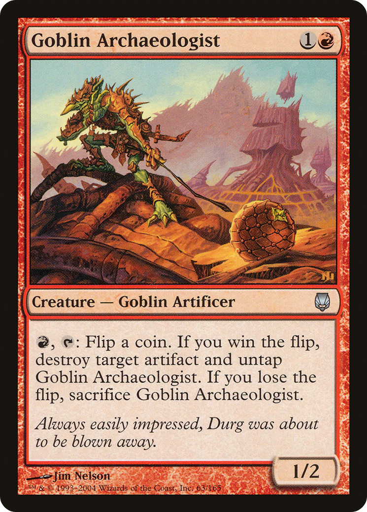 Goblin Archaeologist [Darksteel]-1