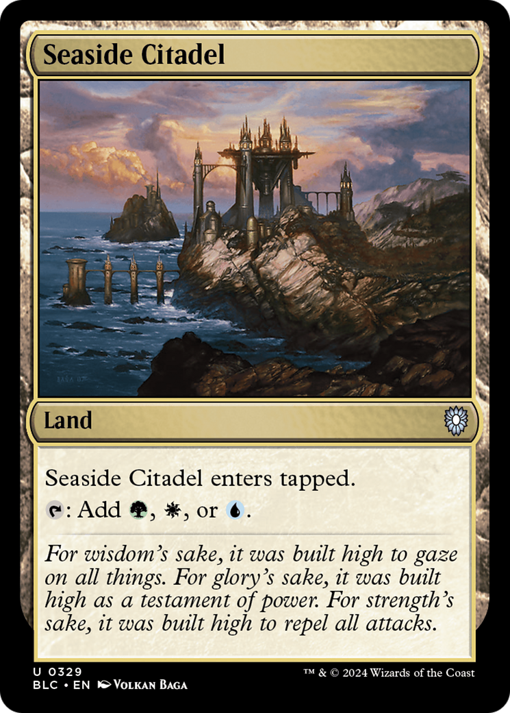Seaside Citadel [Bloomburrow Commander]-1
