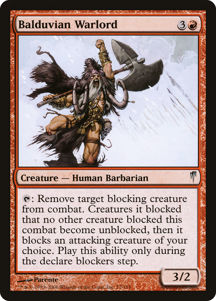 Balduvian Warlord [Coldsnap]-1