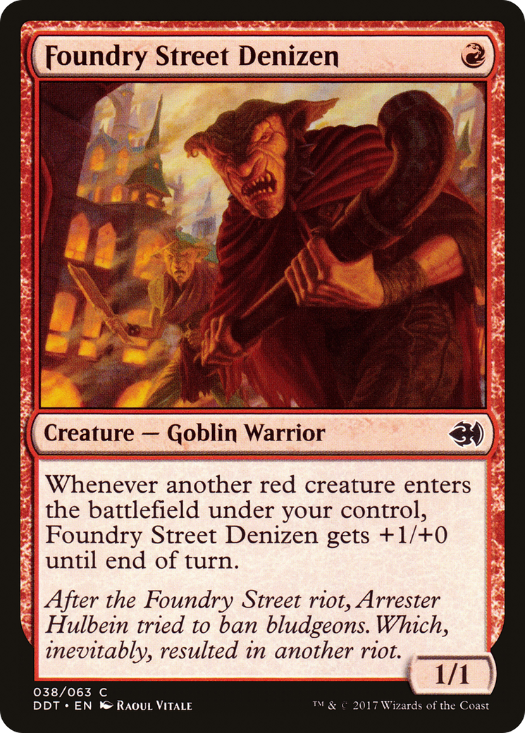 Foundry Street Denizen [Duel Decks: Merfolk vs. Goblins]-1