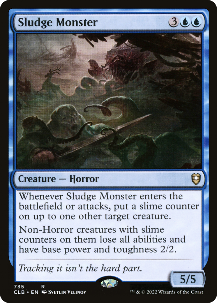 Sludge Monster [Commander Legends: Battle for Baldur's Gate]-1