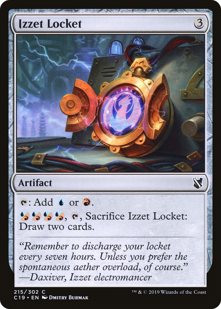 Izzet Locket [Commander 2019]-1