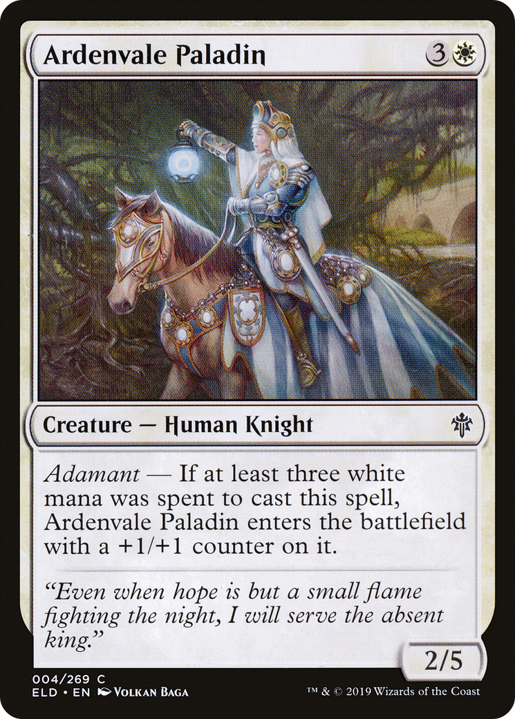 Ardenvale Paladin [Throne of Eldraine]-1