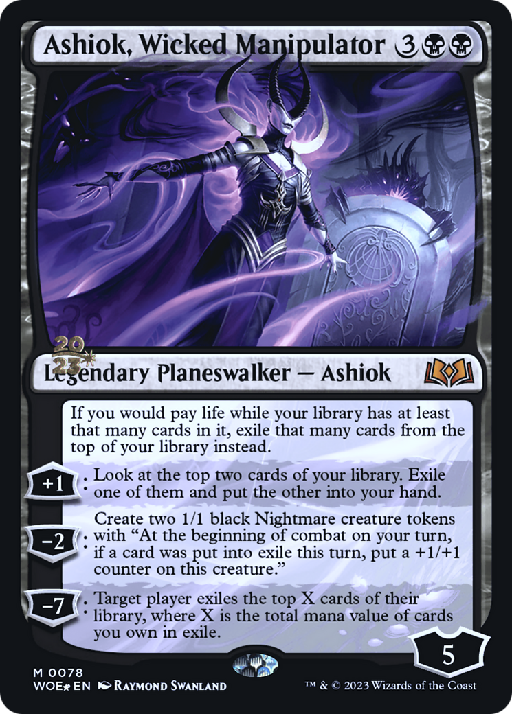 Ashiok, Wicked Manipulator [Wilds of Eldraine Prerelease Promos]-1