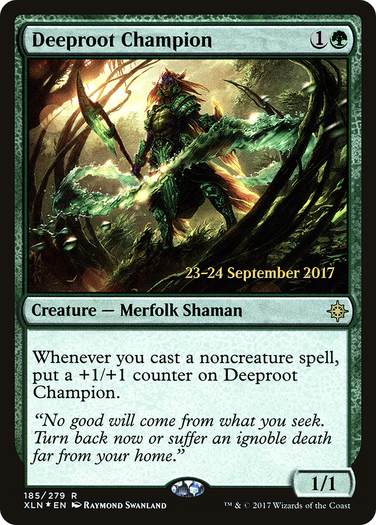 Deeproot Champion [Ixalan Prerelease Promos]-1