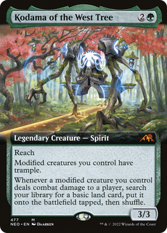 Kodama of the West Tree (Extended Art) [Kamigawa: Neon Dynasty]-1