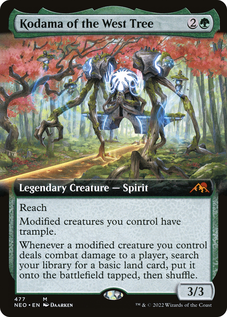 Kodama of the West Tree (Extended Art) [Kamigawa: Neon Dynasty]-1