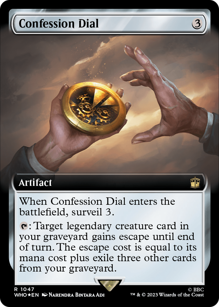 Confession Dial (Extended Art) (Surge Foil) [Doctor Who]-1