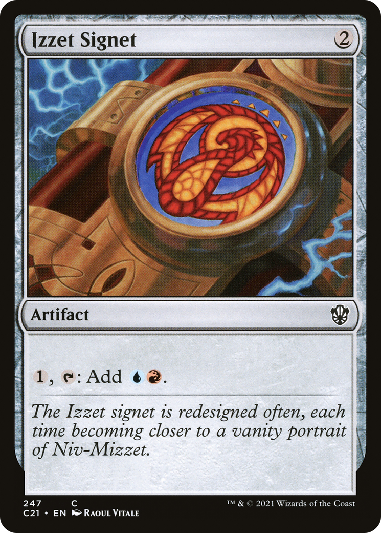 Izzet Signet [Commander 2021]-1