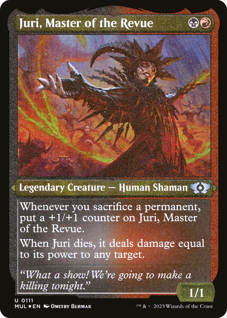 Juri, Master of the Revue (Foil Etched) [Multiverse Legends]-1