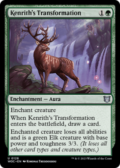 Kenrith's Transformation [Wilds of Eldraine Commander]-1