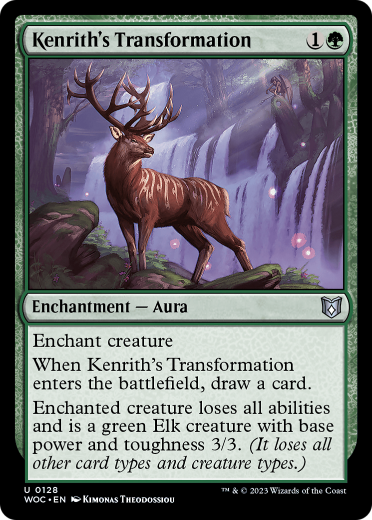 Kenrith's Transformation [Wilds of Eldraine Commander]-1