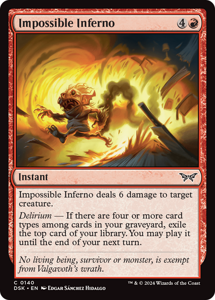 Impossible Inferno [Duskmourn: House of Horror]-1