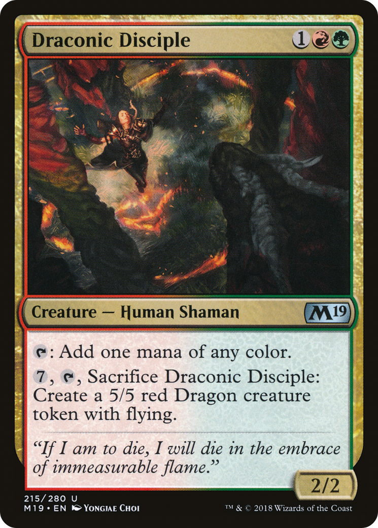 Draconic Disciple [Core Set 2019]-1