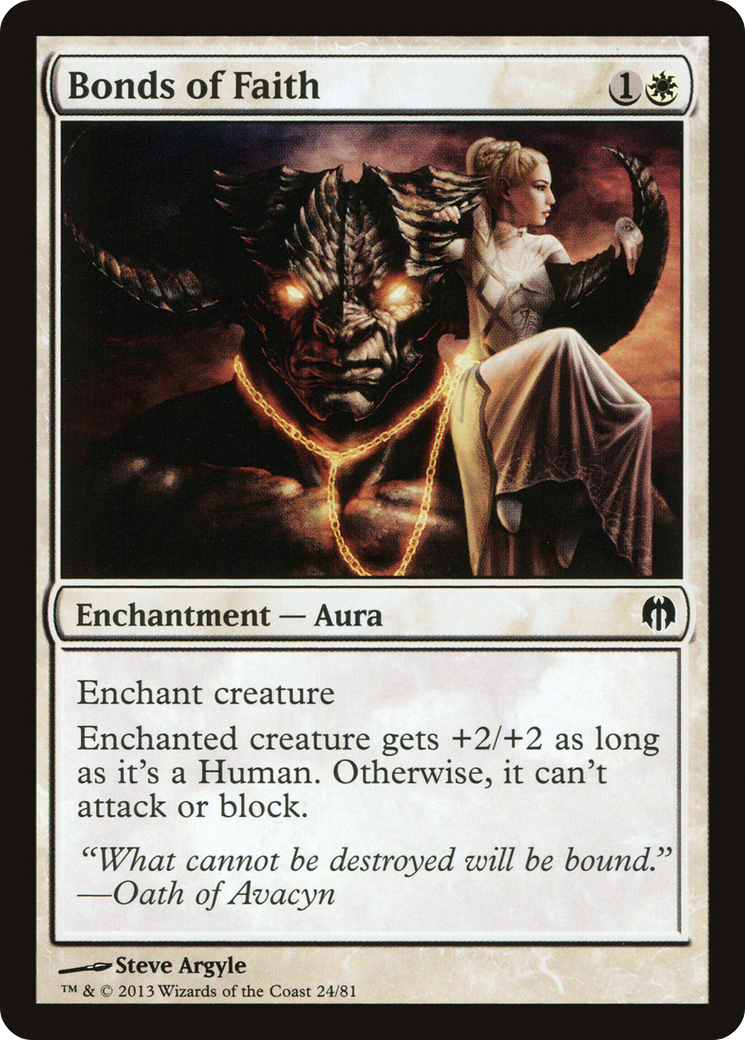 Bonds of Faith [Duel Decks: Heroes vs. Monsters]-1