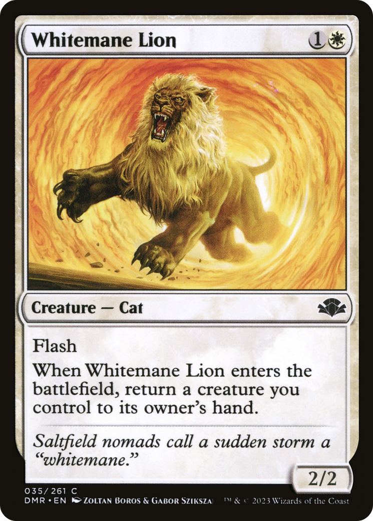 Whitemane Lion (DMR-035) - Dominaria Remastered Foil-1