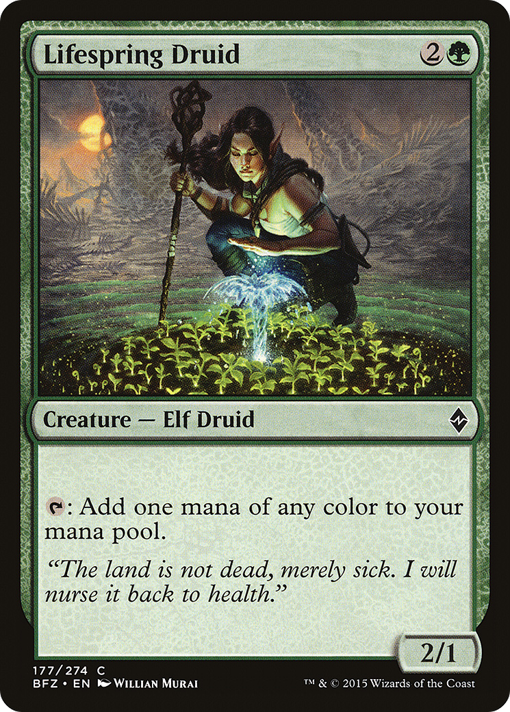 Lifespring Druid [Battle for Zendikar]-1