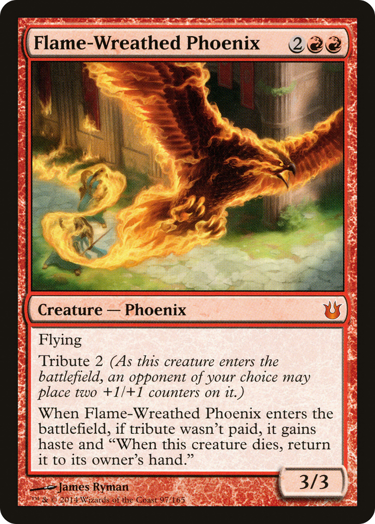 Flame-Wreathed Phoenix [Born of the Gods]-1