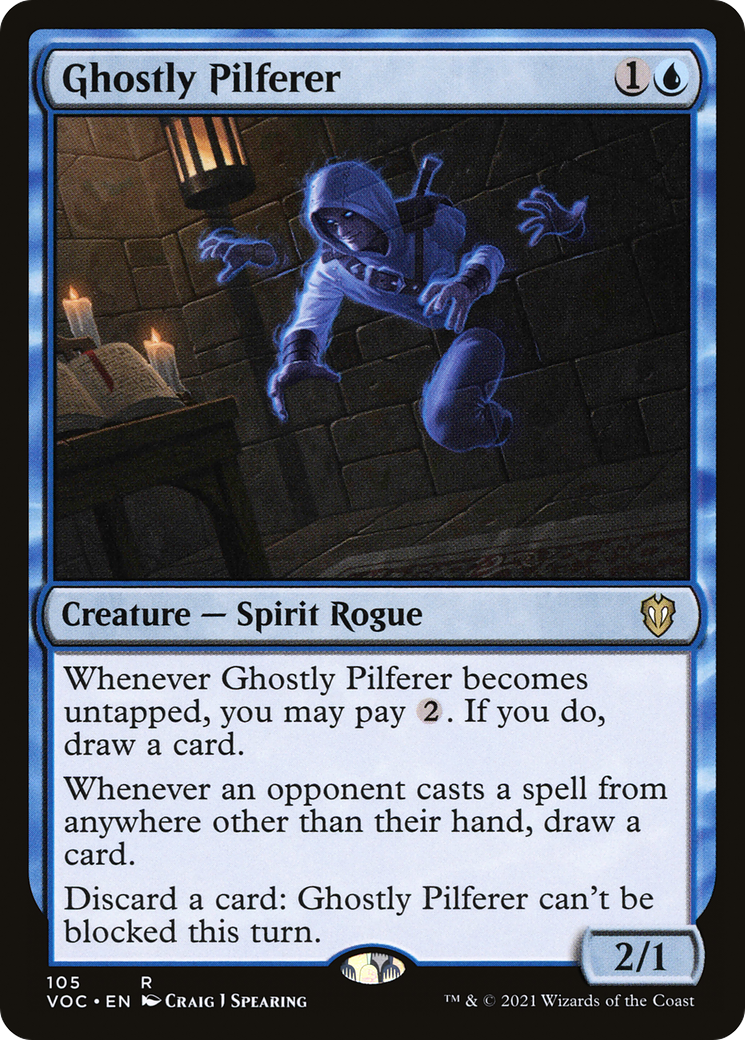 Ghostly Pilferer [Innistrad: Crimson Vow Commander]-1