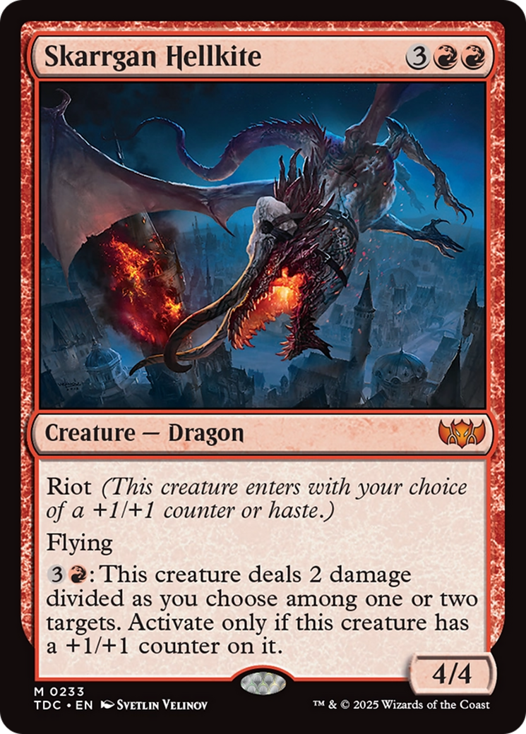 Skarrgan Hellkite [Tarkir: Dragonstorm Commander]-1