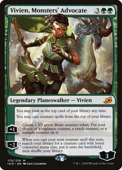 Vivien, Monsters' Advocate (Promo Pack) [Ikoria: Lair of Behemoths Promos]-1