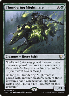Thundering Mightmare (VOC-037) - Crimson Vow Commander-1