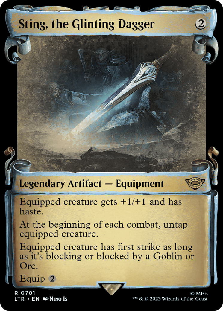Sting, the Glinting Dagger [The Lord of the Rings: Tales of Middle-Earth Showcase Scrolls]-1