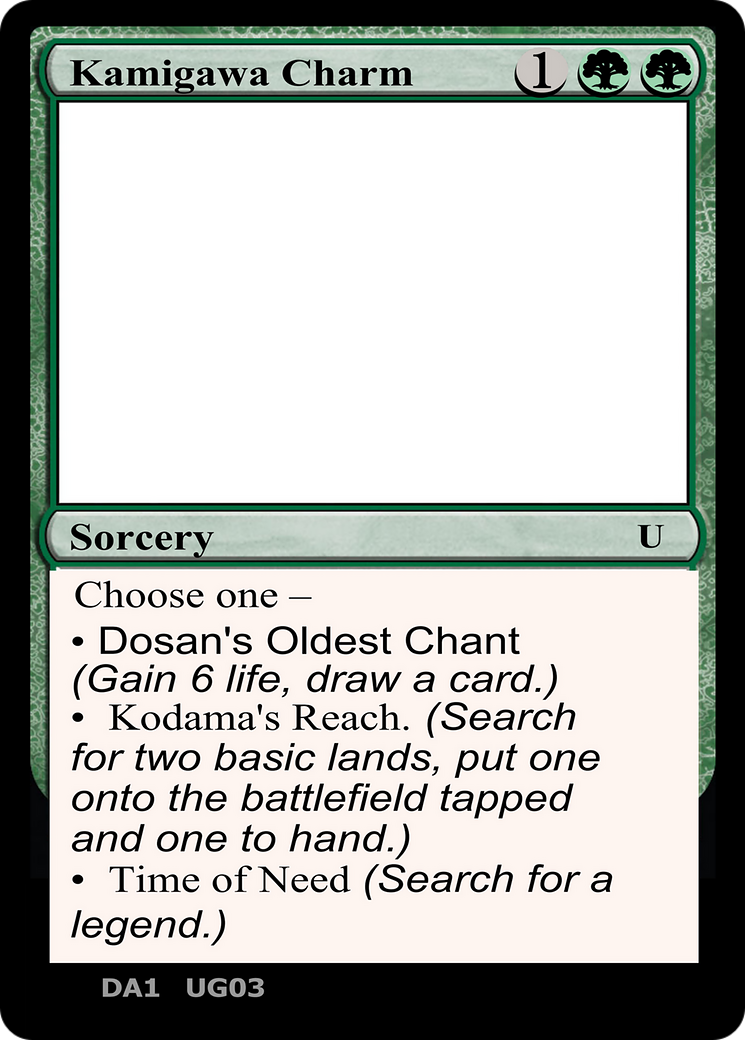 Kamigawa Charm (UNK-UG03B) - Unknown Event-1