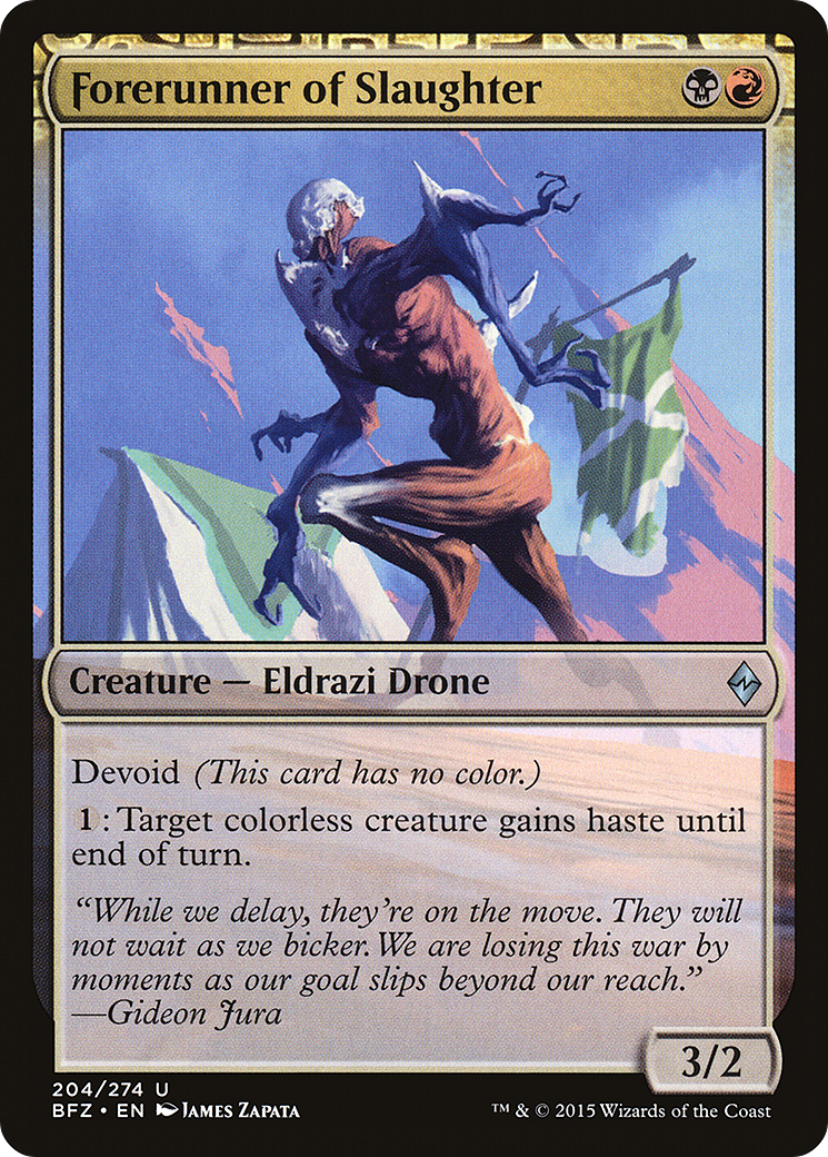 Forerunner of Slaughter [Battle for Zendikar]-1