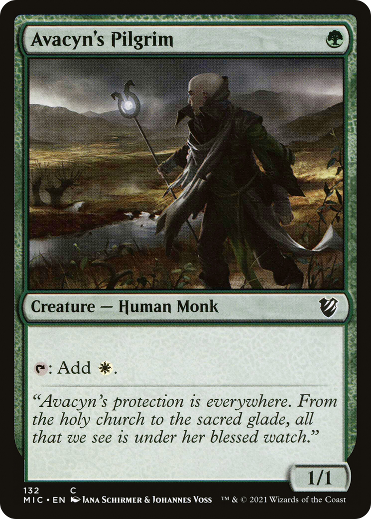 Avacyn's Pilgrim [Innistrad: Midnight Hunt Commander]-1