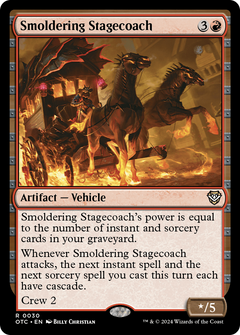 Smoldering Stagecoach [Outlaws of Thunder Junction Commander]-1