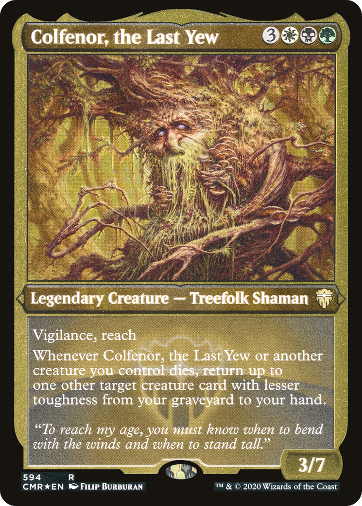 Colfenor, the Last Yew (Etched) [Commander Legends]-1