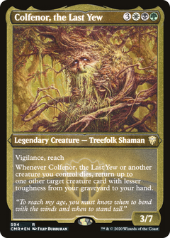 Colfenor, the Last Yew (Etched) [Commander Legends]-1