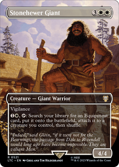 Stonehewer Giant (Borderless) [The Lord of the Rings: Tales of Middle-Earth Commander]-1