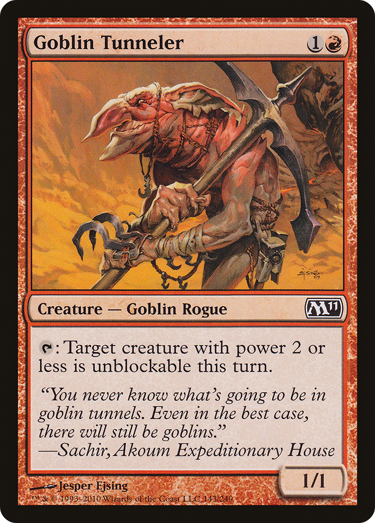 Goblin Tunneler [Magic 2011]-1