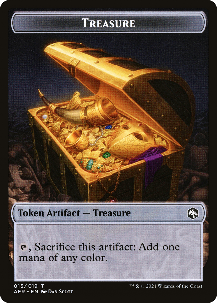 Treasure Token (AFR-015) - Adventures in the Forgotten Realms Tokens Foil-1