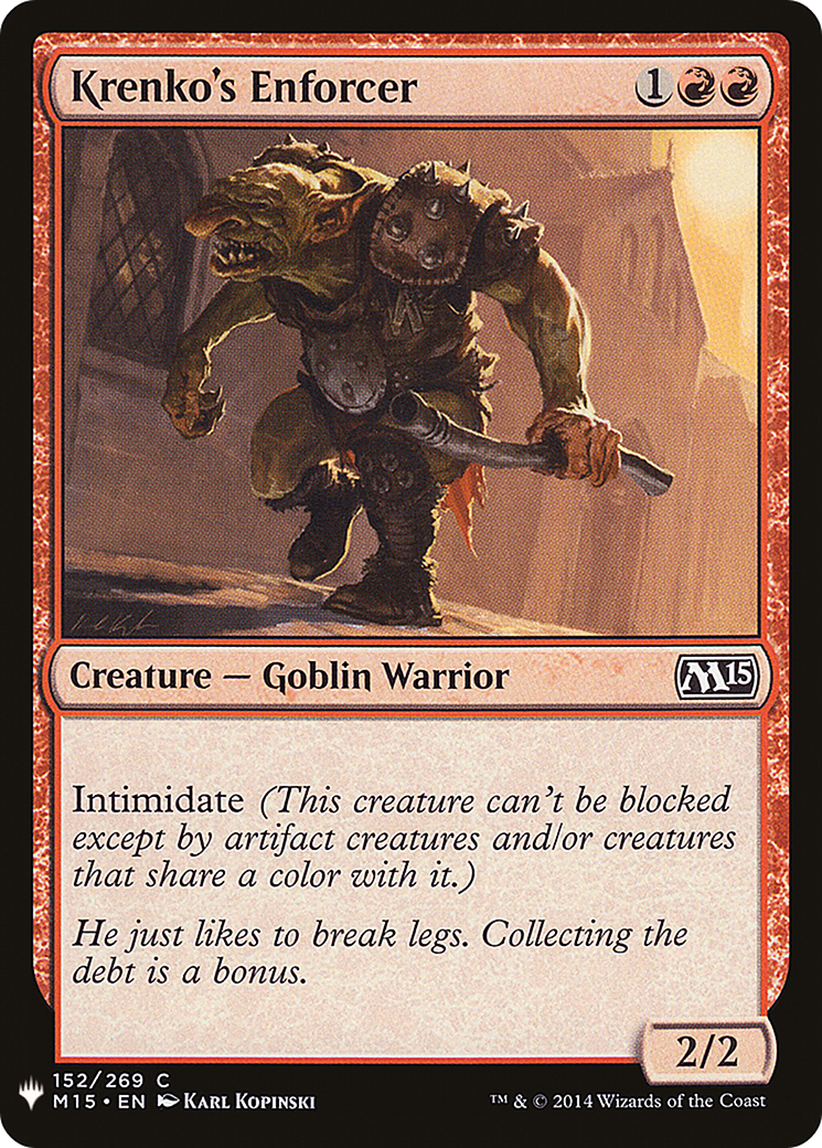 Krenko's Enforcer [Mystery Booster]-1