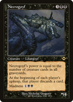 Necrogoyf (Retro Frame) (MH2-398) - Modern Horizons 2 Etched Foil-1