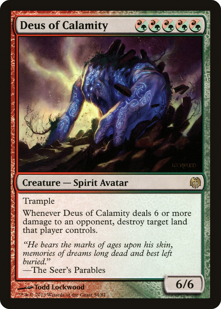 Deus of Calamity [Duel Decks: Heroes vs. Monsters]-1